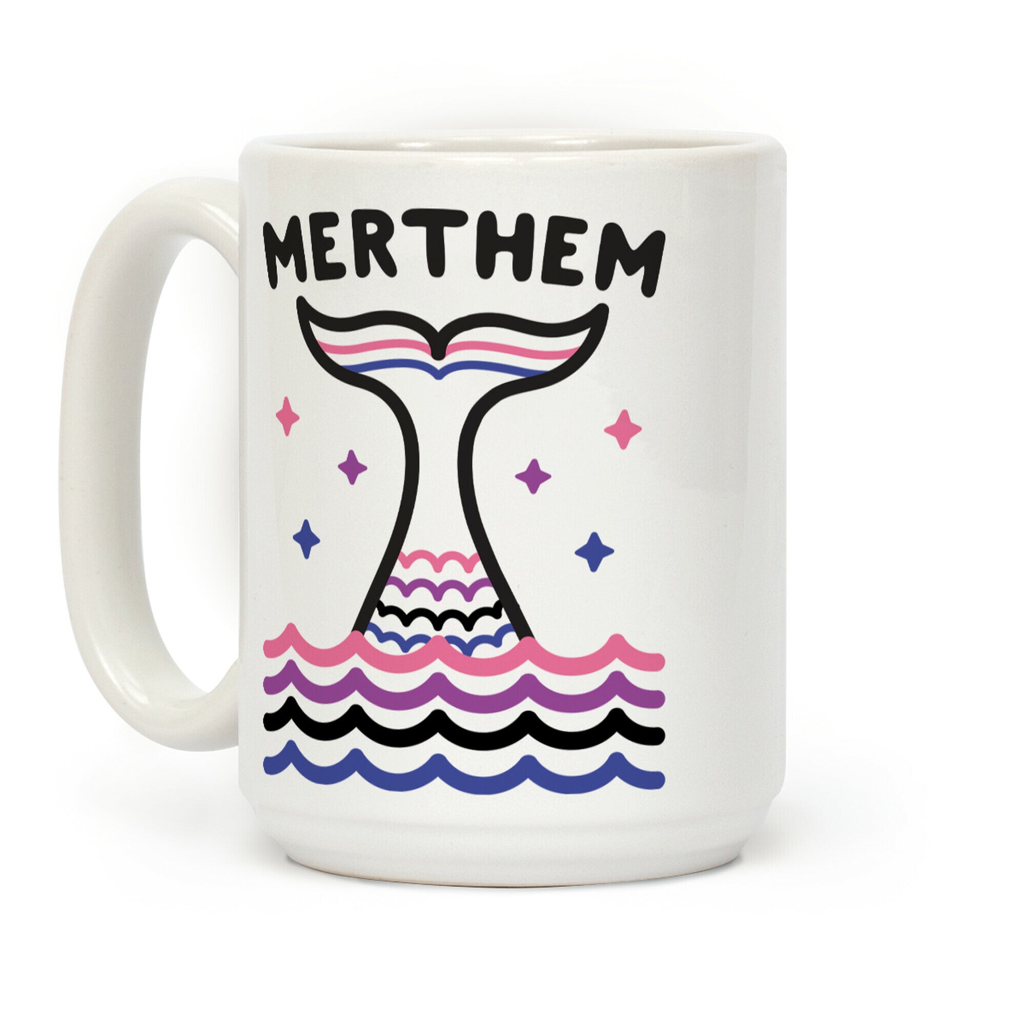 Merthem (Gender Fluid Mermaid) Coffee Mug